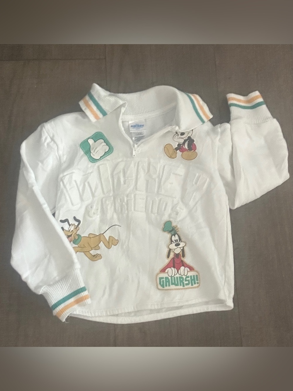 White true vintage Disney Character Pullover Top - Kids 90s/ y2k